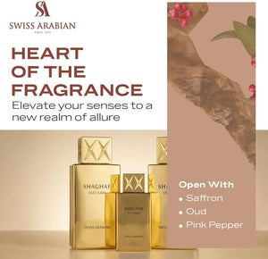 Swiss Arabian Shaghaf Oud Elixir Luxury Eau de Parfum Unisex Perfume Spray