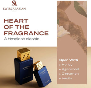 Swiss Arabian Shaghaf Oud Azraq Luxury Eau de Parfum Unisex Perfume Spray