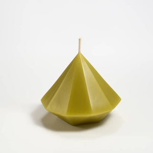 Greentree Home Candle, Gemstone Unscented Handmade Beeswax Sculptural Candles