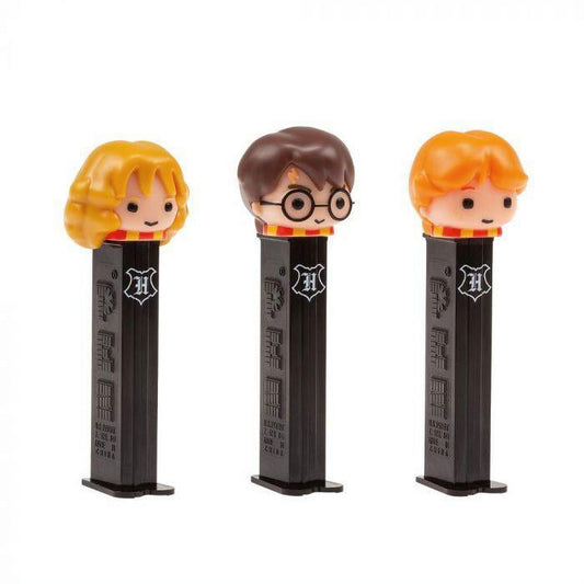 PEZ Harry Potter Collection Candy Dispenser, Plus 3 Mystery Flavored Candy Refills, 0.87 Ounce Blister Pack