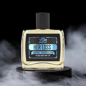 Top Shelf Her Loss Eau de Cologne 100ml For Men Spicy Woody Amber Scent Long Lasting Daily Dating Perfume Natural Spray