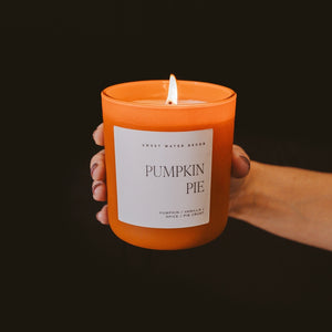 Sweet Water Decor Pumpkin Pie 15 oz Soy Candle