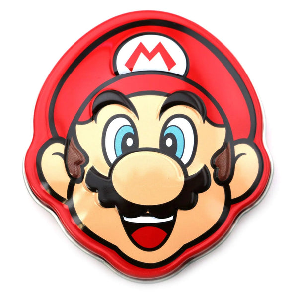 Nintendo Mario Brick Breakin' Candies, Cherry Flavored Hard Candy in Mario Shaped Tin - 18 Count Display Box