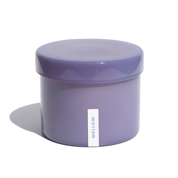 Vella & Co, Mellow Lavender & Sage 16 Ounce Soy Candle, Purple Glass