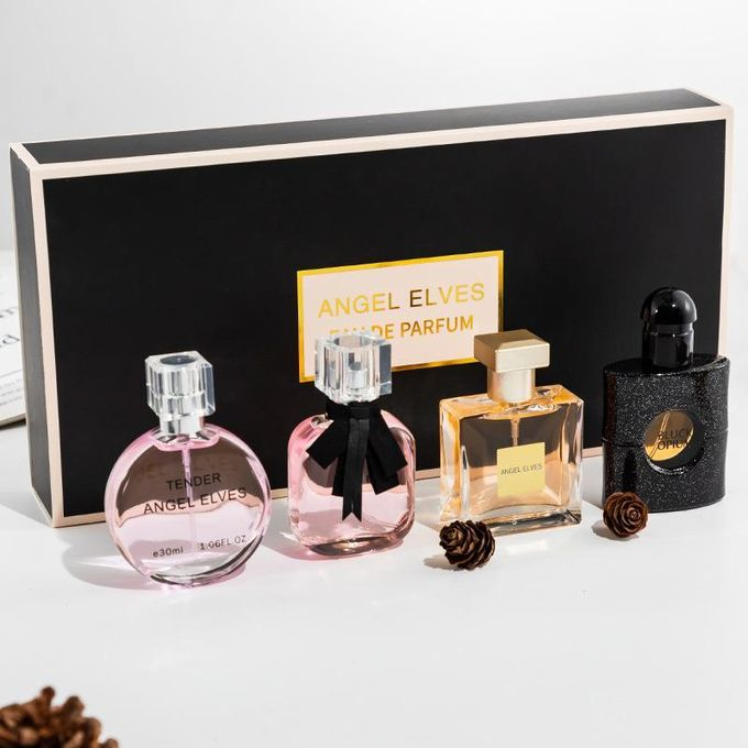 ANGEL ELVES Women's Perfume Gift Set, 4-Piece Luxury Fragrance Collection, 30ml×4, Long-Lasting Eau de Parfum, Elegant Design, Perfect for Gifting & Daily Wear