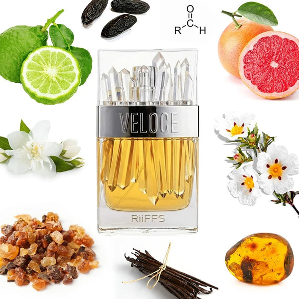 Riiffs Veloce Extrait de Parfum Perfume Spray Unisex Perfume, 100 ml