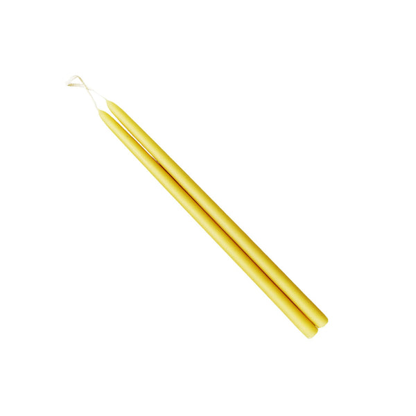 Mole Hollow Candles, Beeswax Tiny Taper Candles, Set of 24