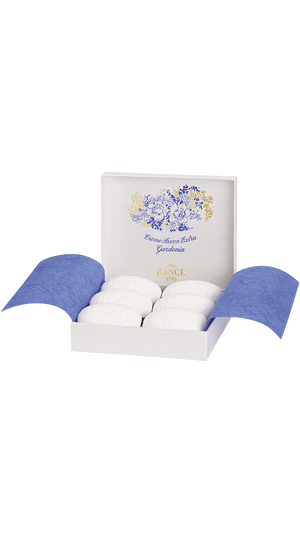 Rancé 1795 Gardenia Perfumed Soap, 6 x 100g