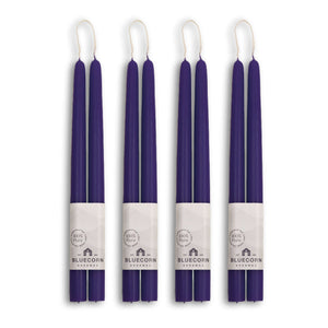 Hand-Dipped Beeswax Taper Candles - Bulk 4-Pair Bundle
