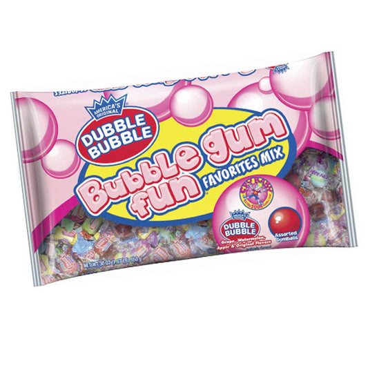 Dubble Bubble Bubble Gum Fun Favorites Mix, Individually Wrapped Pieces, 30 Ounce Bag