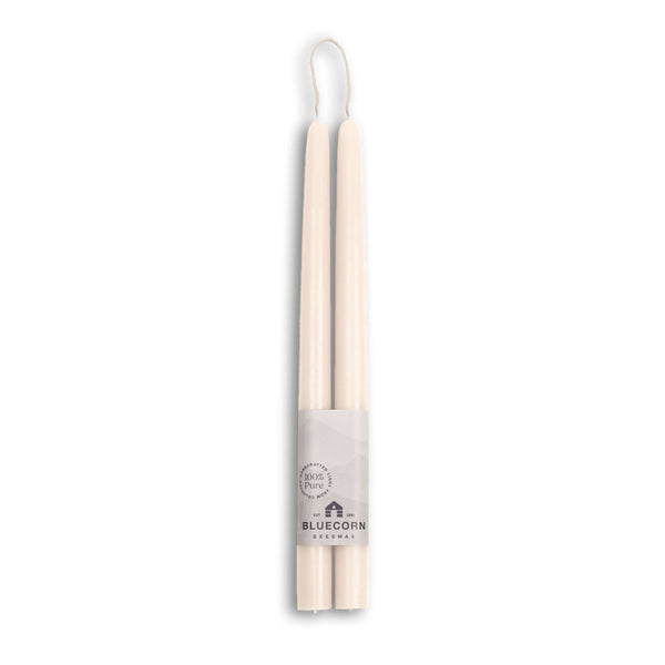 Beeswax Taper Candles - Hand-Dipped - 1 Pair