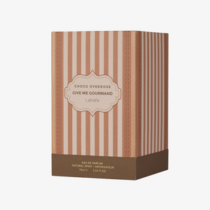 Lattafa Give me Gourmand Collection, Choco Overdose Eau de Parfum Spray Unisex Perfume, 75 ml