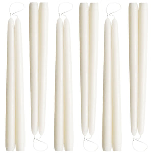 Mole Hollow Candles, Beeswax Taper Candles, Set of 12