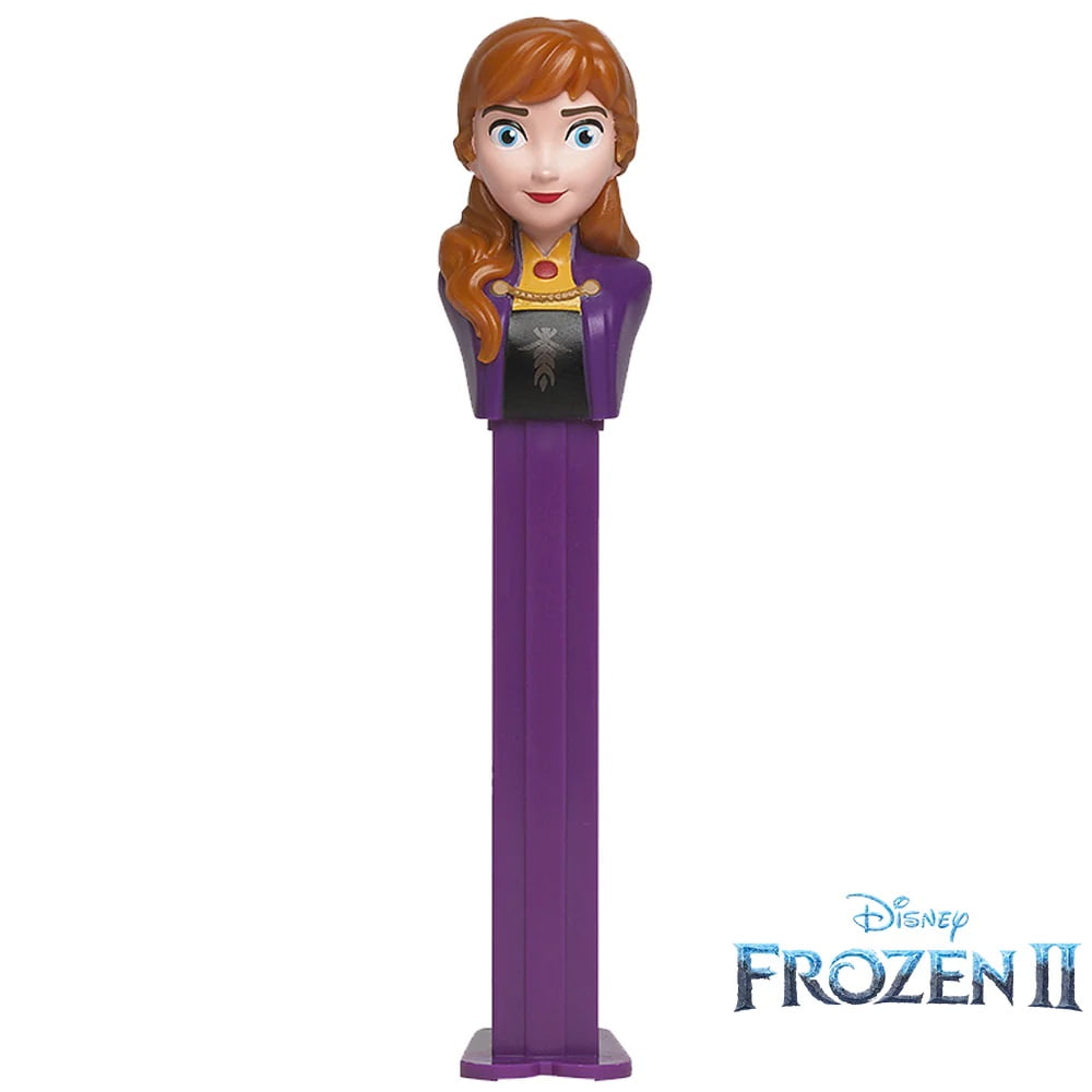 PEZ Disney Frozen II Collection Candy Dispenser, Plus 3 Fruit Flavored Candy Refills, 0.87 Ounce Blister Pack