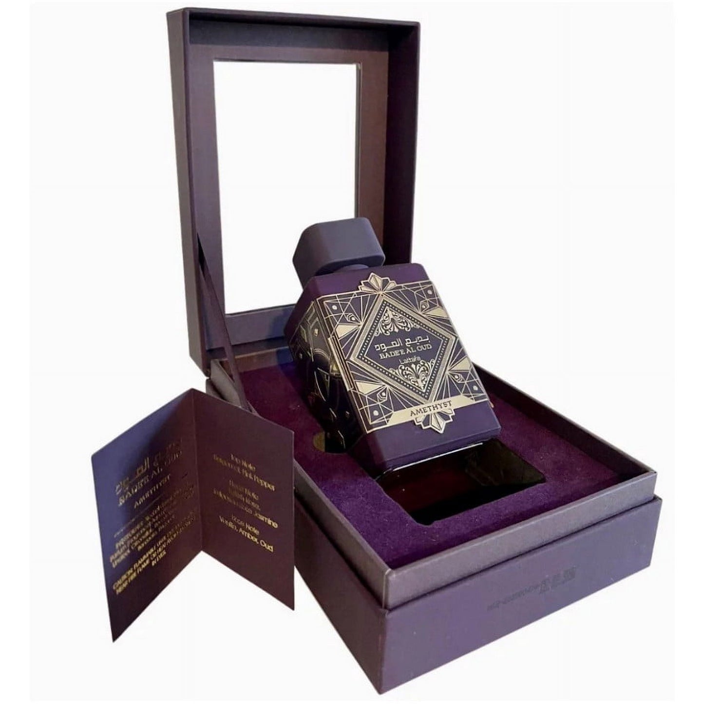 Lattafa Badee Al Oud Amethyst Eau de Parfum Unisex Perfume, 100 ml