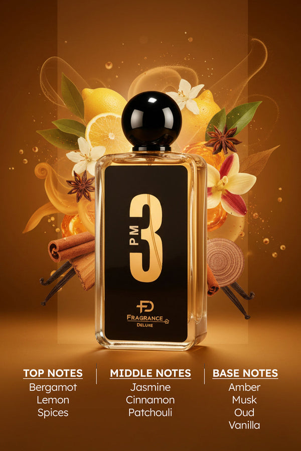 Fragrance Deluxe 3pm Eau De Parfum for Men, 100 ml