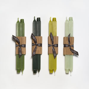 Greentree Home Candle, 12" Square Unscented Taper Handmade Beeswax Candles