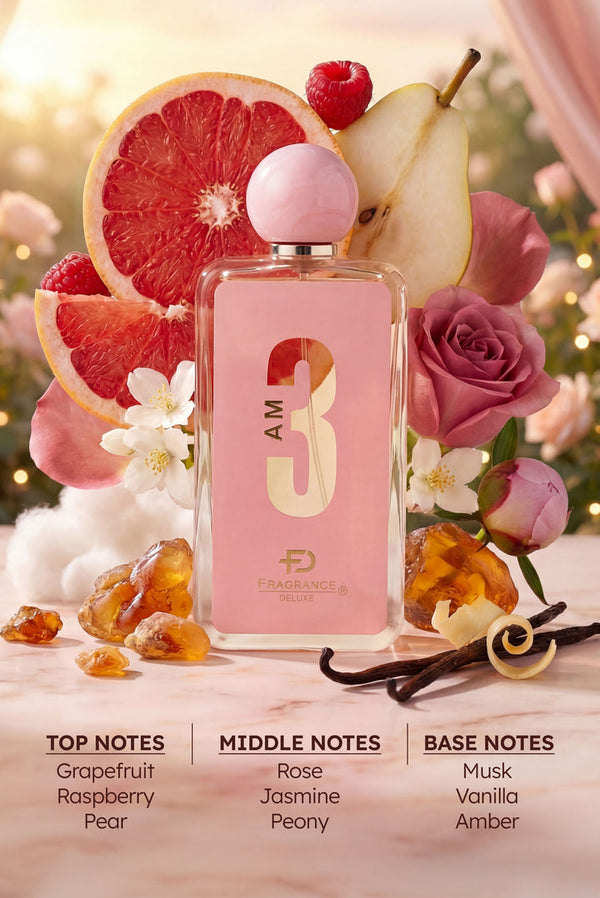 Fragrance Deluxe 3Am Eau De Parfum for Women, 100 ml