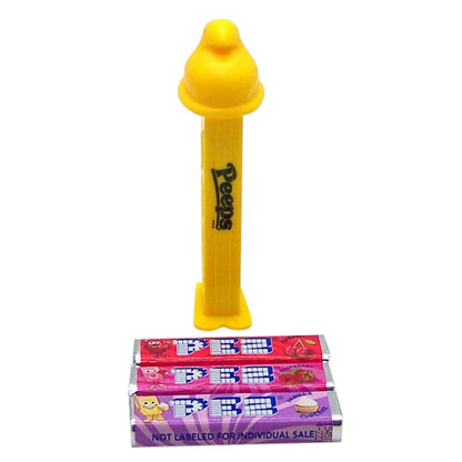 PEZ Candy Easter Peeps Dispenser Blister Pack - 12 Count Display Box