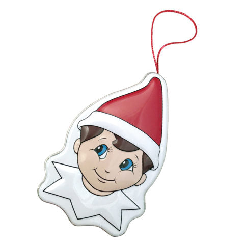 The Elf on the Shelf Snowy Day Sweets Vanilla Snowflake Candy, 0.8 Ounce Tins - 18 Count Display Box
