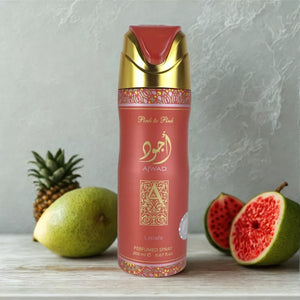 Lattafa Ajwad Pink To Pink Unisex Perfumed Body Spray, 200 ml/6.67 fl.oz.