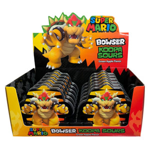 Nintendo Bowser Koopa Green Apple Sours 1.5 oz. Tin - 12 Count Display Box