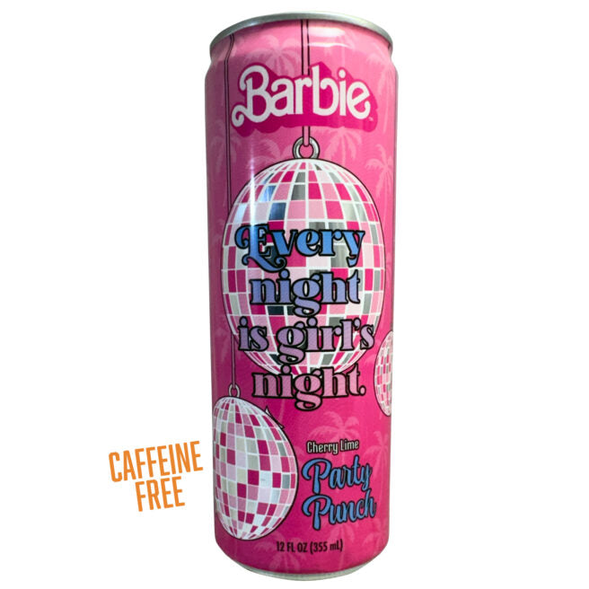 Barbie Every Night Is Girls Night Party Punch Drink, 12 fl Ounce Can - 12 Count Case