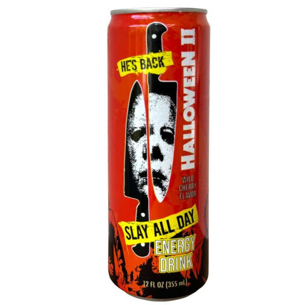 Halloween II Slay All Day Energy Drink, 12 fl Ounce Can - 12 Count Case