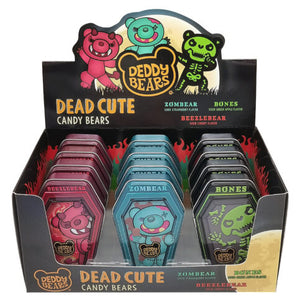 Halloween Deddy Bears Dead Cute Candy Bears, 1.2 Ounce Tin