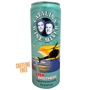 Step Brothers Catalina Wine Mixer, Caffeine Free Drink, 12 fl Ounce Can - 12 Count Case
