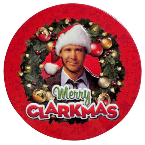 Christmas Vacation Merry Clarkmas, Fruit Flavored Bulb Candy 1.5 Ounce Tin - 12 Count Display Box