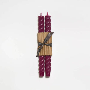 Greentree Home Candle, 10" Rope Unscented Taper Handmade Beeswax Candles