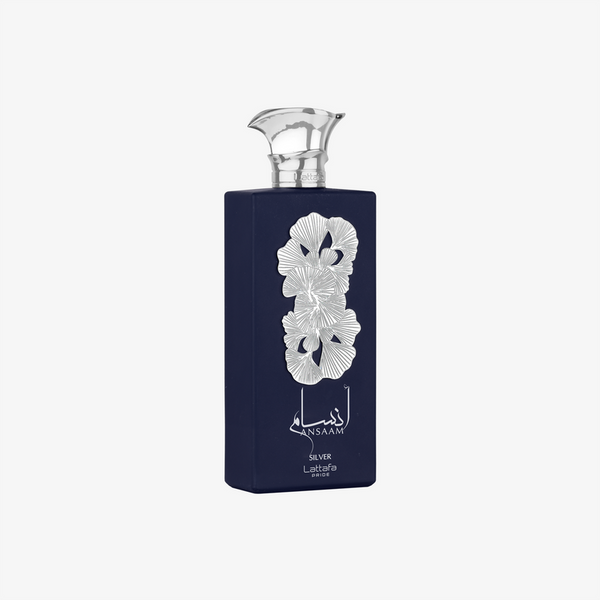 Lattafa Pride Ansaam Silver Eau de Parfum Spray Unisex Perfume, 100 ml