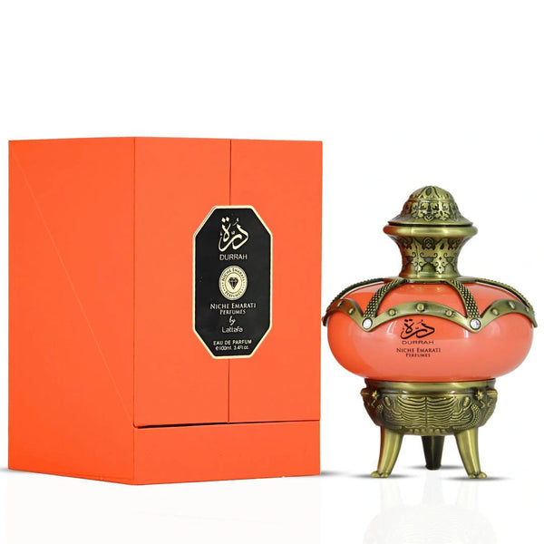 Lattafa Niche Emarati Durrah Eau de Parfum Spray Unisex Perfume, 100 ml