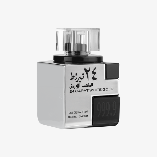 Lattafa 24 Carat White Gold Eau de Parfum Unisex Perfume, 100 ml