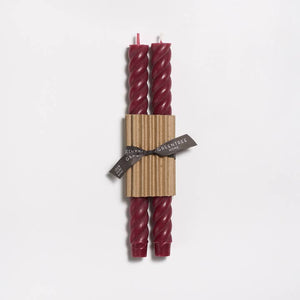 Greentree Home Candle, 10" Rope Unscented Taper Handmade Beeswax Candles