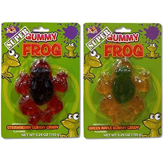 Albert's Super Frog Gummy Candy, 5.29 Ounce Blister Pack