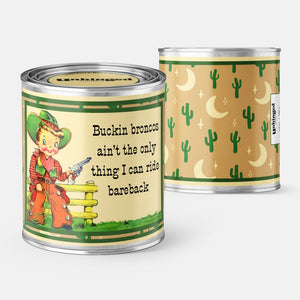 Buckin Broncos Riding Bareback Western Soy Candle