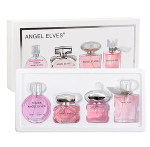 ANGEL ELVES 4 Pcs Women Perfume Gift Set, 30ml Each - Long-Lasting Eau de Parfum, Elegant Floral Fragrance Collection, Perfect for Gifting & Daily Wear