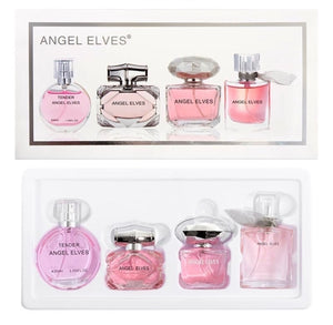 ANGEL ELVES 4 Pcs Women Perfume Gift Set, 30ml Each - Long-Lasting Eau de Parfum, Elegant Floral Fragrance Collection, Perfect for Gifting & Daily Wear