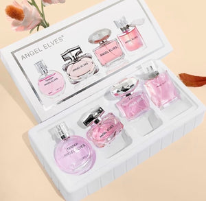 ANGEL ELVES 4 Pcs Women Perfume Gift Set, 30ml Each - Long-Lasting Eau de Parfum, Elegant Floral Fragrance Collection, Perfect for Gifting & Daily Wear