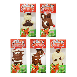 Palmer Milk Chocolate Flavored Rudolph and Pals Characters Stocking Stuffers 2.5 oz - 24 Count Case
