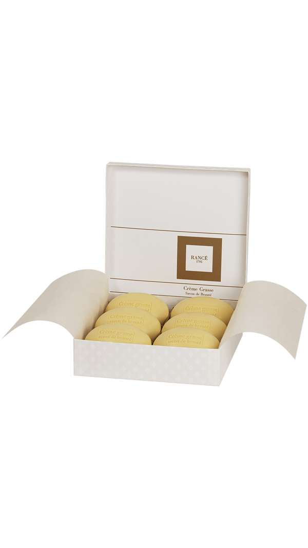 Rancé 1795 Crème Grasse Antirides Perfumed Soap, 6 x 220g