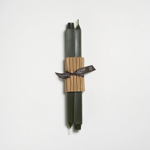 Greentree Home Candle, 12" Square Unscented Taper Handmade Beeswax Candles