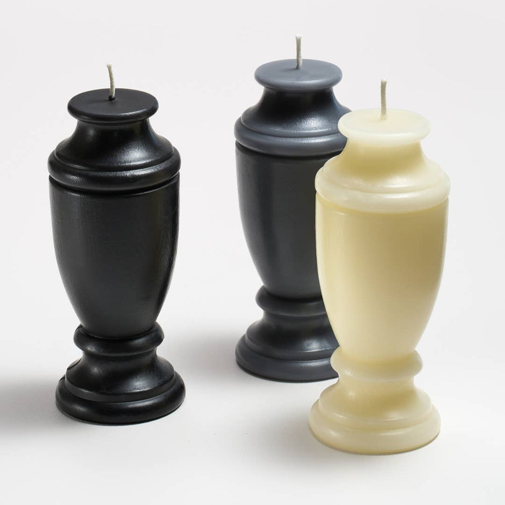 Greentree Home Candle, Vessel Unscented Handmade Beeswax Sculptural Candles