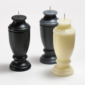 Greentree Home Candle, Vessel Unscented Handmade Beeswax Sculptural Candles