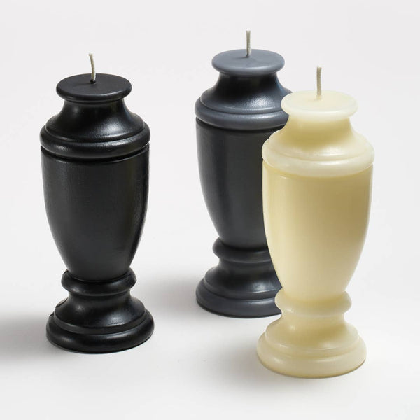 Greentree Home Candle, Vessel Unscented Handmade Beeswax Sculptural Candles