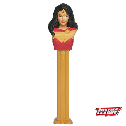 PEZ DC Comics Justice League Collectable Candy Dispenser Blister Pack , 0.87 Ounce