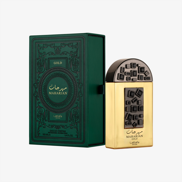 Lattafa Pride Maharjan Gold Eau de Parfum Spray Unisex Perfume, 100 ml