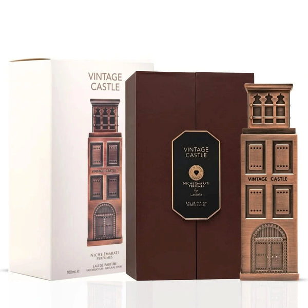 Lattafa Niche Emarati Vintage Castle Eau de Parfum Spray Unisex Perfume, 100 ml